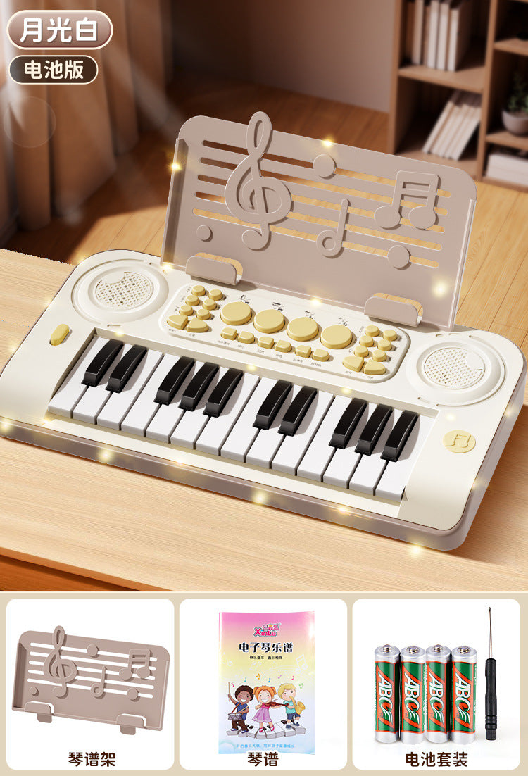 Children's electronic keyboard toy - beginner-friendly piano for baby, educational, girls, home use, musical instrument, birthday gift