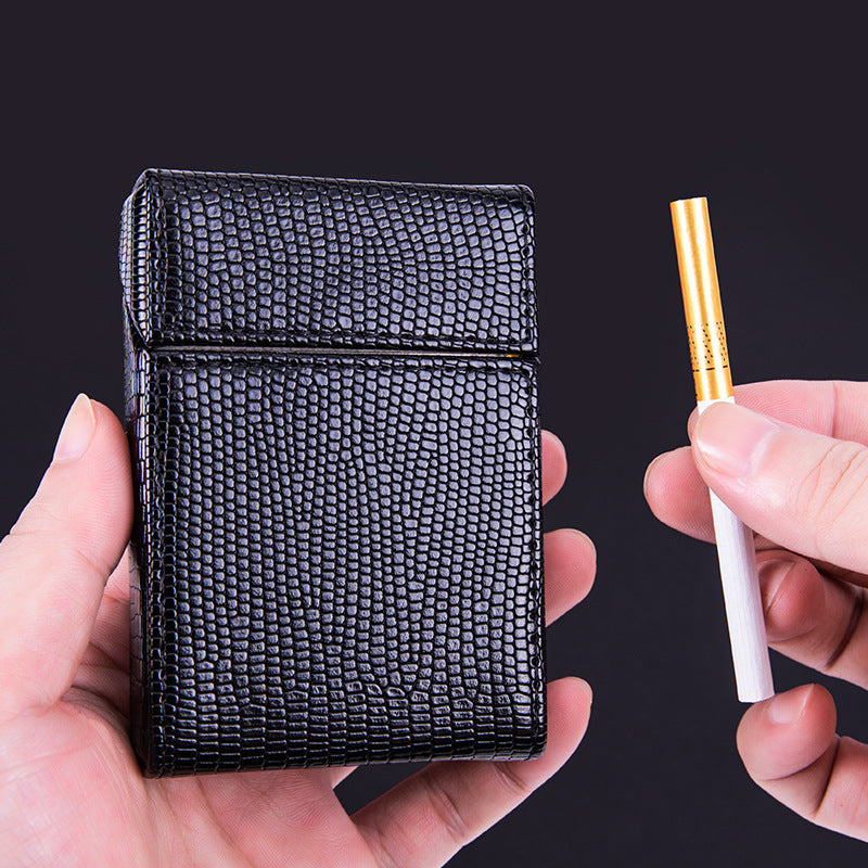 Medium cigarette box 20 pcs portable creative leather soft cigarette case soft cigarette bag cover personalized gift cigarette set cigarette case