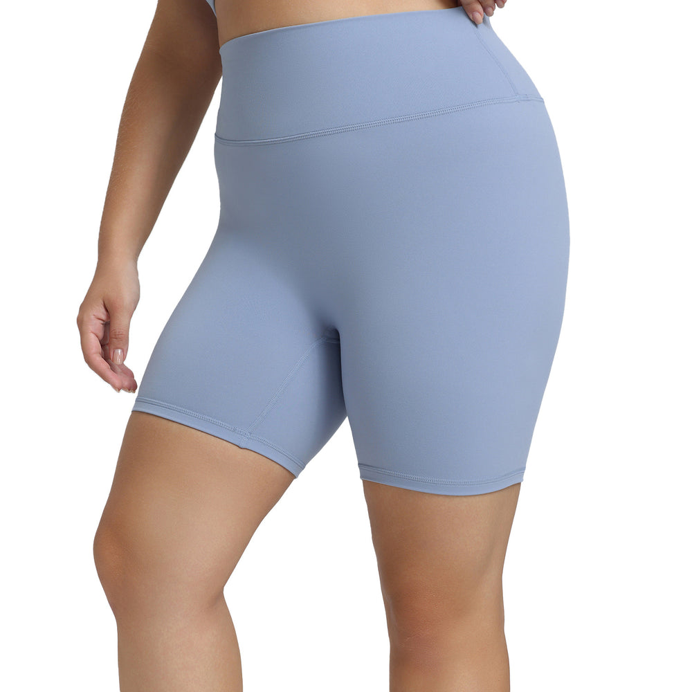 European and american plus size lycra yoga pants - women's high waist butt lifting running fitness leggings - no camel toe, tight fit athletic shorts