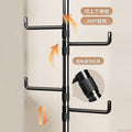 Tianlizi indoor punch-free retractable for home bedroom clothes hanger entrance floor-standing multi-functional clothes hanger