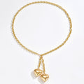 European and american cross-border jewelry: minimalist cross-border heart pendant waist chain - hip-hop punk style fashionable versatile body chain for women