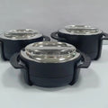 Manufacturer hot sale 1.8l-2.3l-2.8l export cross-border 3pcs insulated lunch box new item number 2422