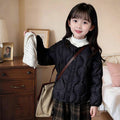 Girls' winter warmers: loose-fit, versatile, and cozy cotton-padded innerwear for girls - perfect for layering and keeping warm