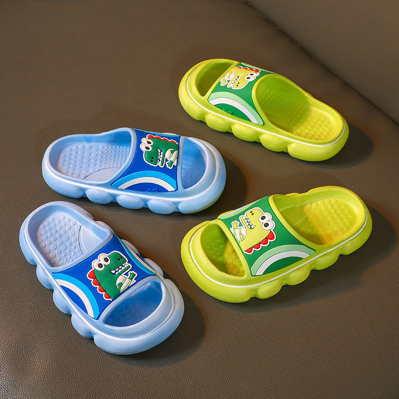 Kids' slippers 2023 new styles: boys' and girls' summer home slippers - anti-slip, anti-collision, soft sole, cartoon design - wholesale
