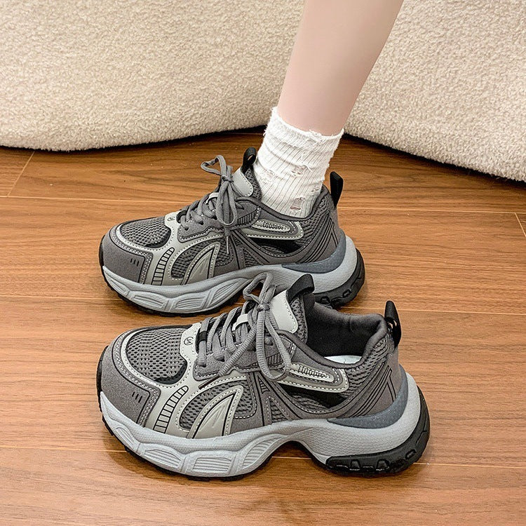 Thick soleplatform shoes dad shoes for women 2026springnew arrivaleasiest for matchcasual sneakers petites show tall women's shoes