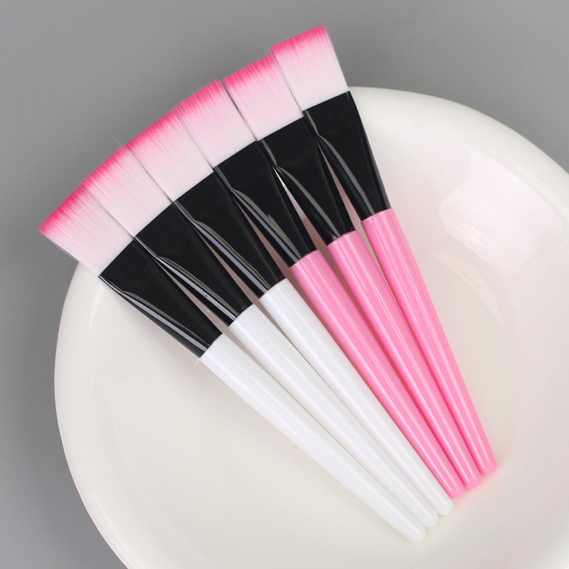 Single facial mask brush, soft bristle facial hydration brush, long-handled brush, diy mask tool, beauty brush