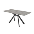 Factory direct customizable nordic italian dining table - rectangular, extendable, modular, modern minimalist style for home use