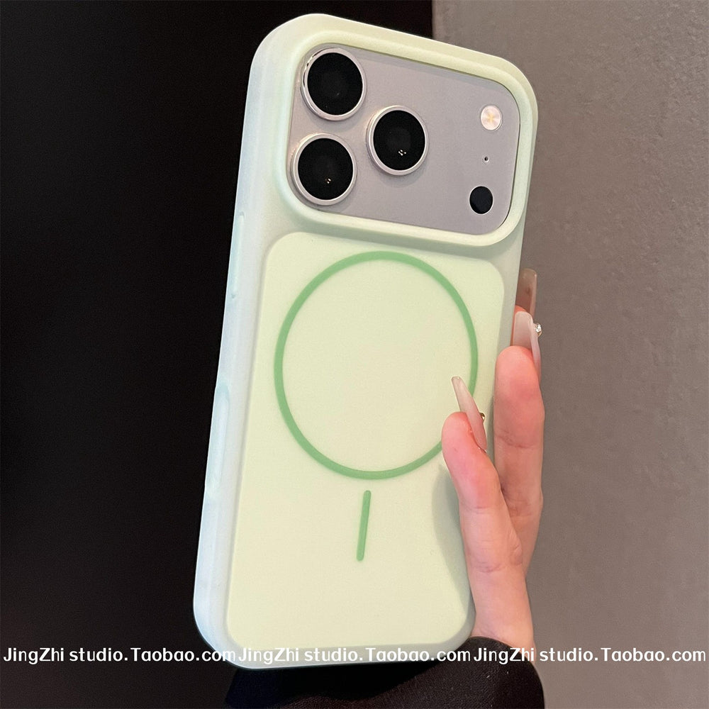 Suitable for iphone17promax mobile phone case jelly liquid silicone magnetic mobile phone case apple 15 protective cover 16