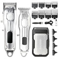 new arrival metal hairdresser sub-mother machine suit oil head engraving digital display hairdressing scissors suit electric clipper clipper