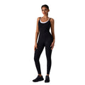 European and american cross-border fake two-piece suspender yoga suit one-piece sexy back lifting butt fitness jumpsuit women dlt015