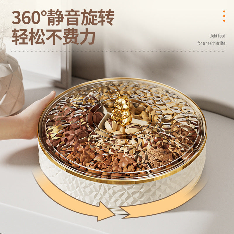 Fruit plate household living room coffee table new fruit plate candy box snack plate placed dried fruit plate candy plate storage box