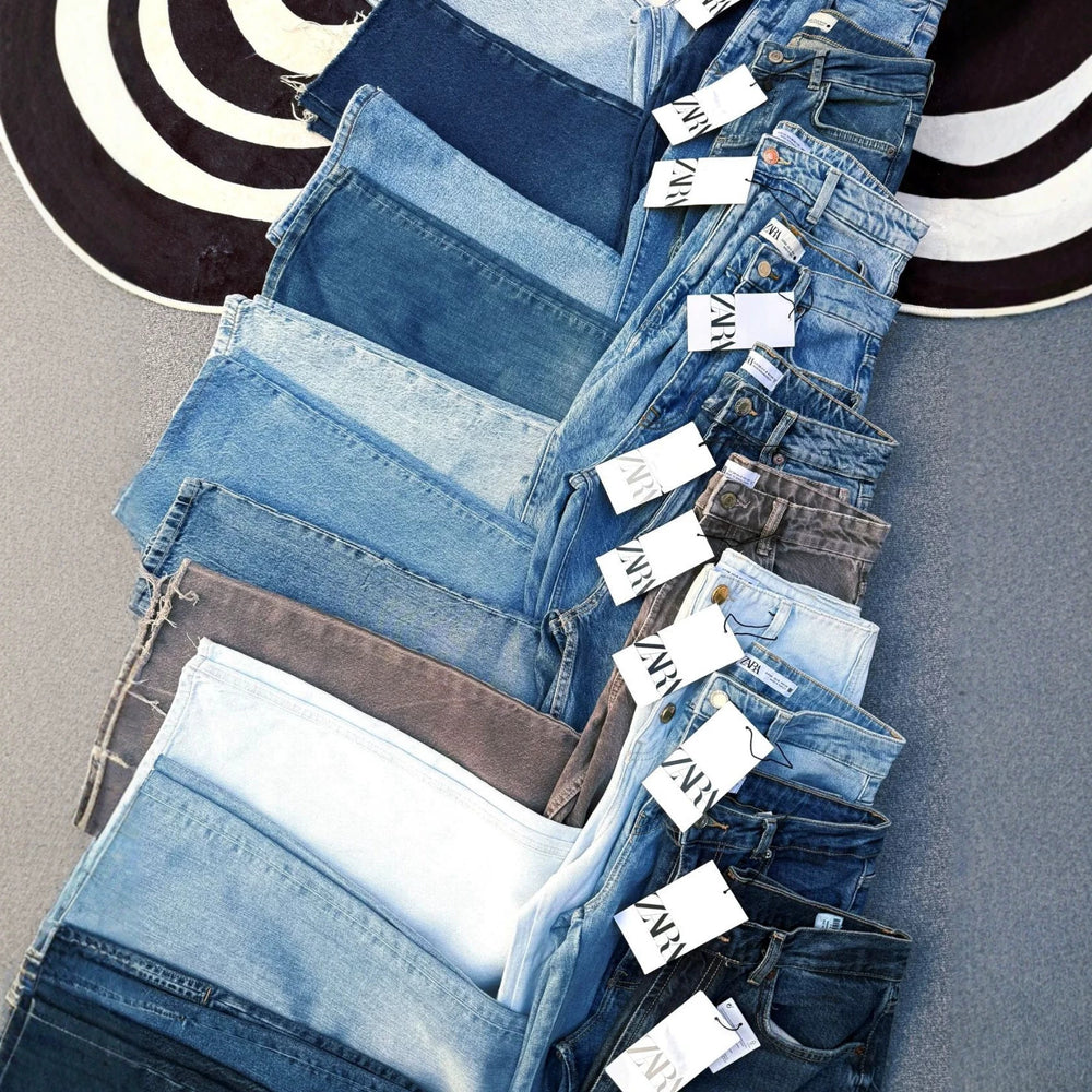 New arrival women's straight-legjeans cross-border trendy brand casualeasiest for matchpantslady jeans wholesale