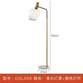 American scandinaviancasual floor lamp living room sofa side bedroom bedside study light luxury glass reading vertical table lamp