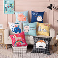 Customized wholesale office car lumbar support short stuffed pillow case bedside pillow photo diy gift cushion