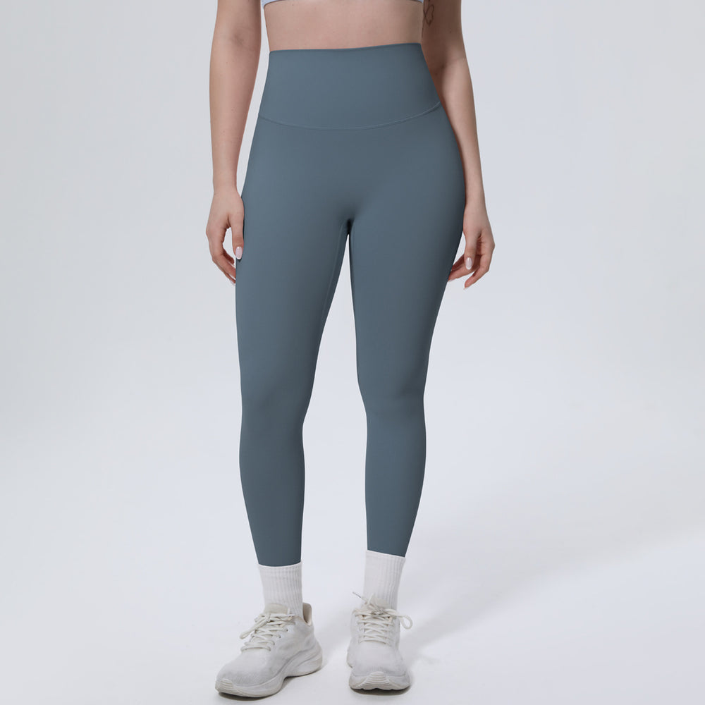new arrival brushed yoga pants high waist hip lift anti-roll peach butt fitness pants quick-drying tight sports pants for women