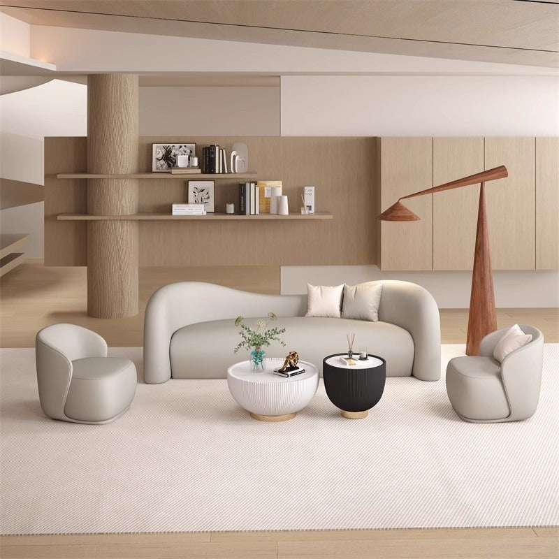 Cream style beauty salon clothing store rest reception sofa hotel apartment b&b living room small apartment live broadcast sofa