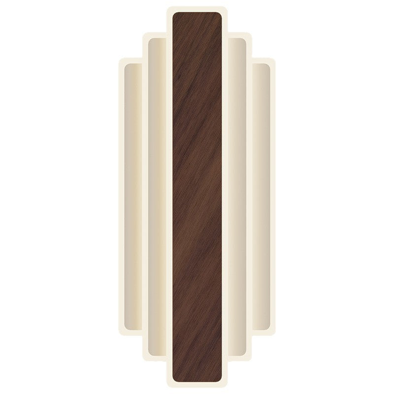 Wall lamp, bedside lamp, bedroom, living room, long strip, simple atmosphere, minimalist walnut color, eye protection, corridor background wall lamp