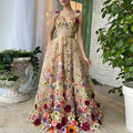 fashionnew arrival  independent station women's stereo flower fashion embroidered flower hip-covering sexy dress