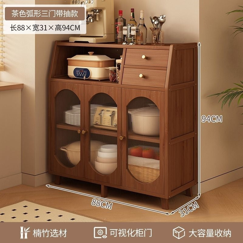 Entrance hall cabinet for home sideboard living room wall-mounted tea cabinet side cabinet multi-functional kitchenware storage rack