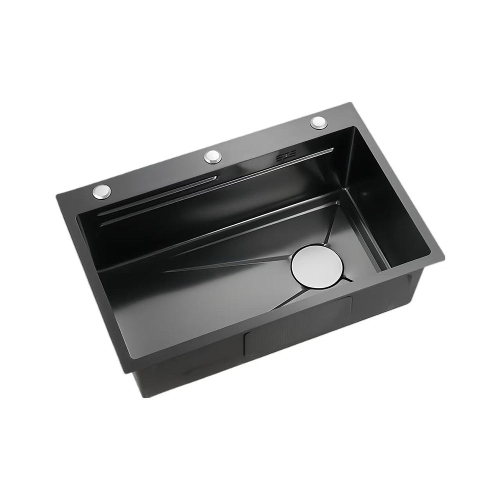 Nojo sink large single slot double slot modified single slot thickened sus304 stainless steel kitchen for home vegetable washing table top middle and bottom