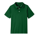 cross-border   kids' everyday casual short-sleeve solid color tops t-shirts polo shirts