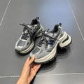 Spring/summer height-increasing chunky sneakers for women, 2026 new trendy street style, thick sole, retro, breathable mesh, lightweight casual athletic shoes