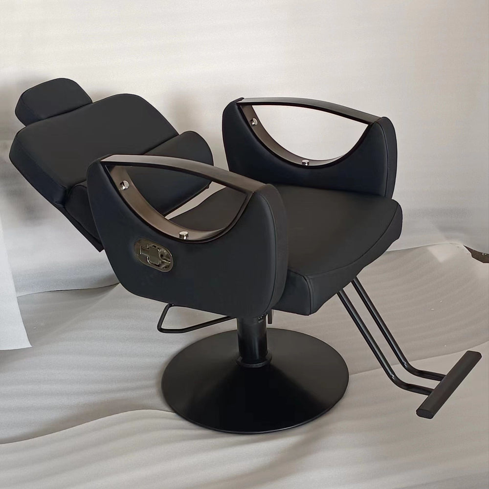 Barber shop chair can be reclined and lifted classypopular hairdressing chair hair salon special shaving lounge chair barber chair