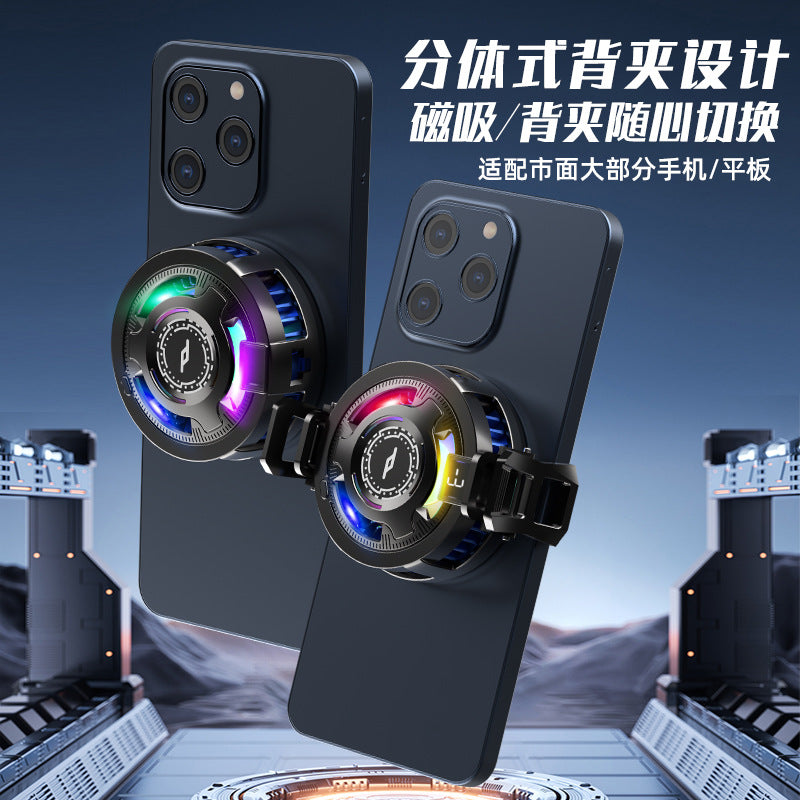 magnetic phone cooler with charging - semiconductor water cooling for live streaming, phone cooling, and tablet cooling