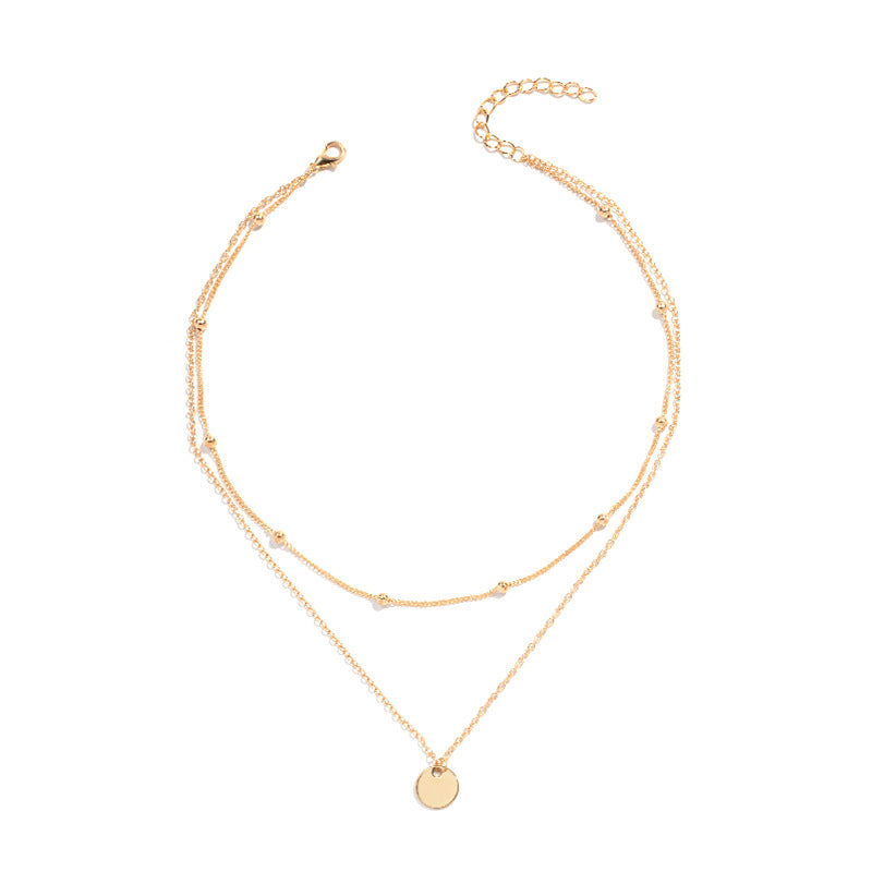 Wholesale autumn/winter necklaces: european & american cross-border jewelry, unique designer alloy, minimalist & versatile, perfect for sweaters, choker necklaces
