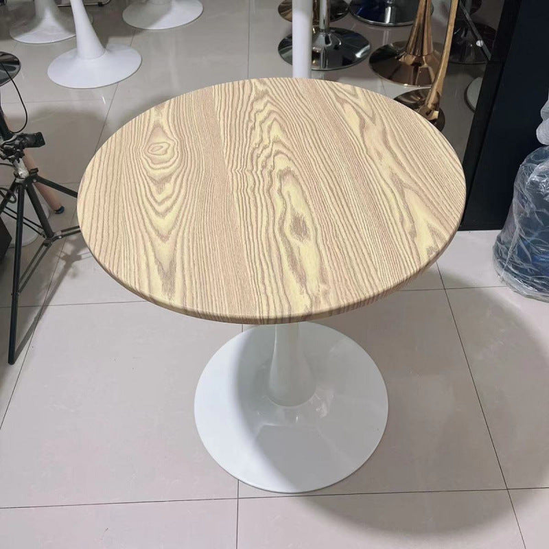 Tulip round table, round dining table, small apartment home living room coffee table, negotiation table, popular tea table, casual table and chairs