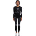Customized seamless high-stretch long sleeve ski suit shapewear set for women - ideal for sports, running, cycling, and yoga
