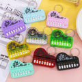 Mini pocket piano keychain - kids' electronic keyboard cartoon keychain pendant - playable, light-up creative toy