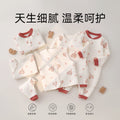 Babibele newborn clothes half back clothes pure cottonintimatesspring & fall single piece three-layer heattechtops baby monk clothes