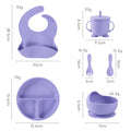 Purple 6-piece set (without ears)