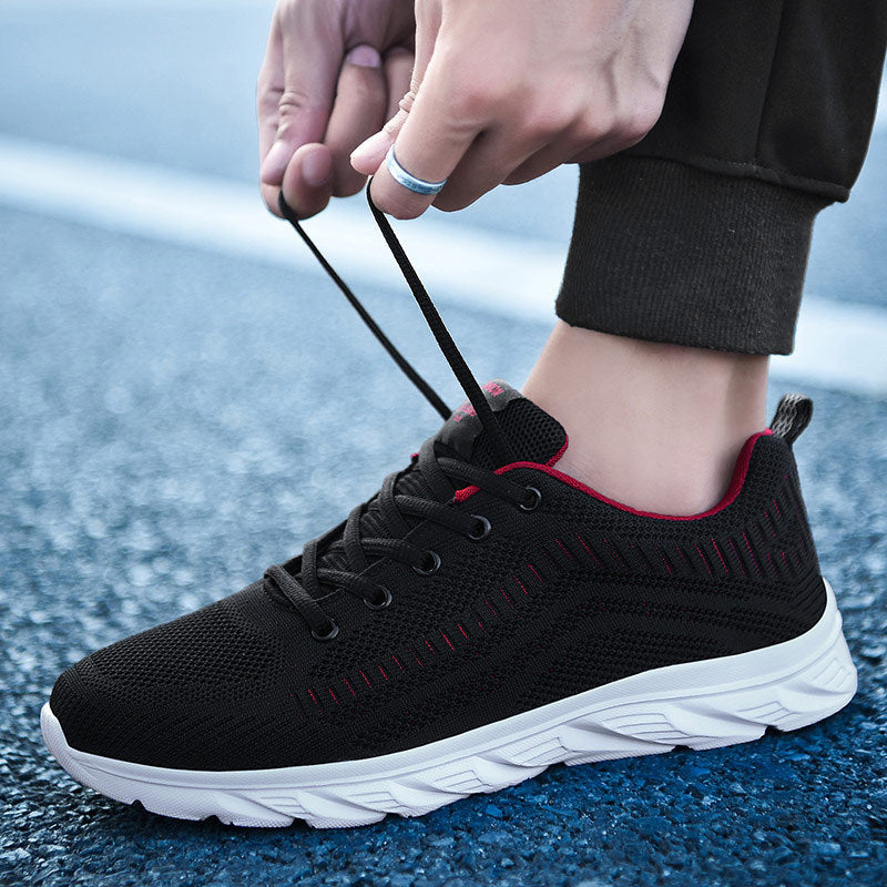 Large size men's sports shoes men's 2023 summer breathable mesh men's shoes casual running shoes  trendy shoes