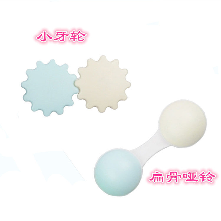 Bulk rattle can be boiled teeth bite baby rattle hand ring ball bulk bed hanging bell baby toy accessories
