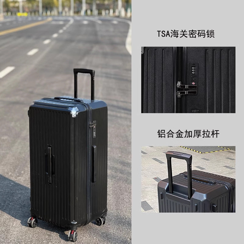 Large-capacity trolley case 28-inch college student suitcase female shock absorption brake universal wheel password suitcase male