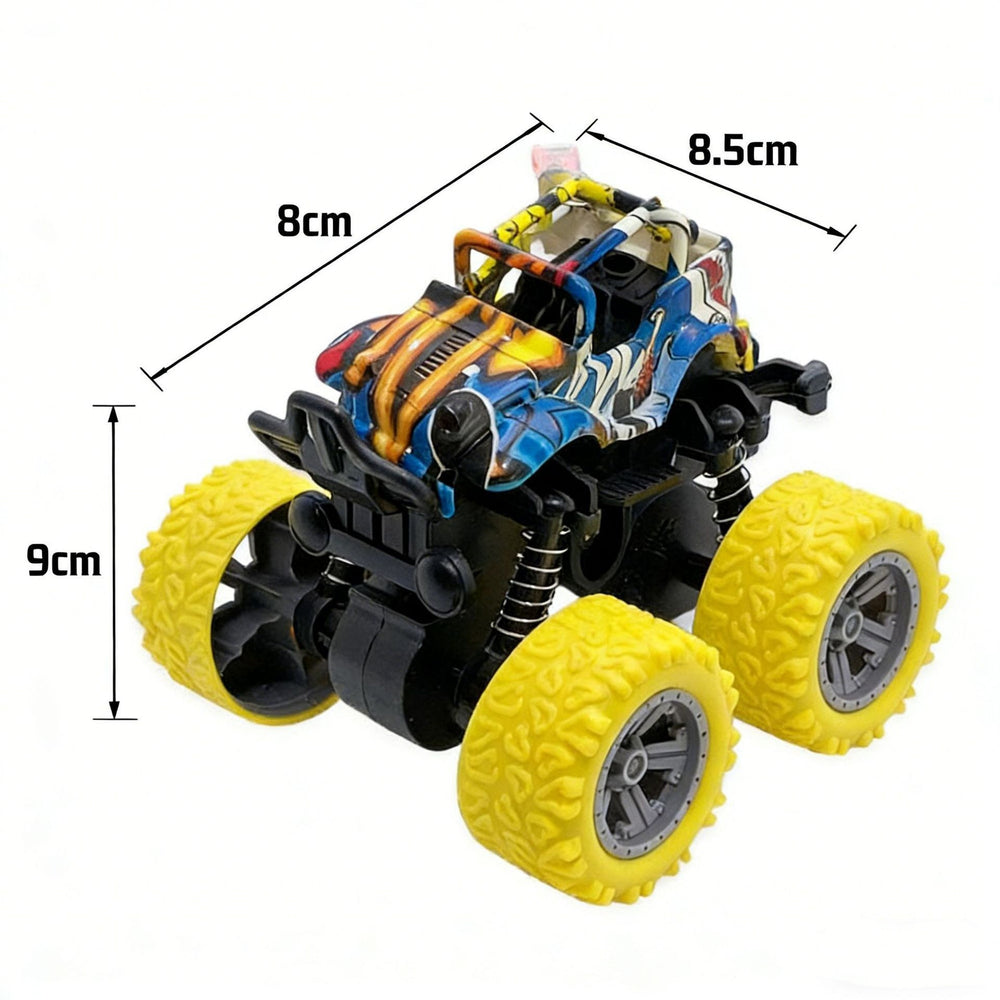 [customized] off-road vehicle internet celebrity ring toy children's four-wheel drive inertia car simulation model anti-fall toy car