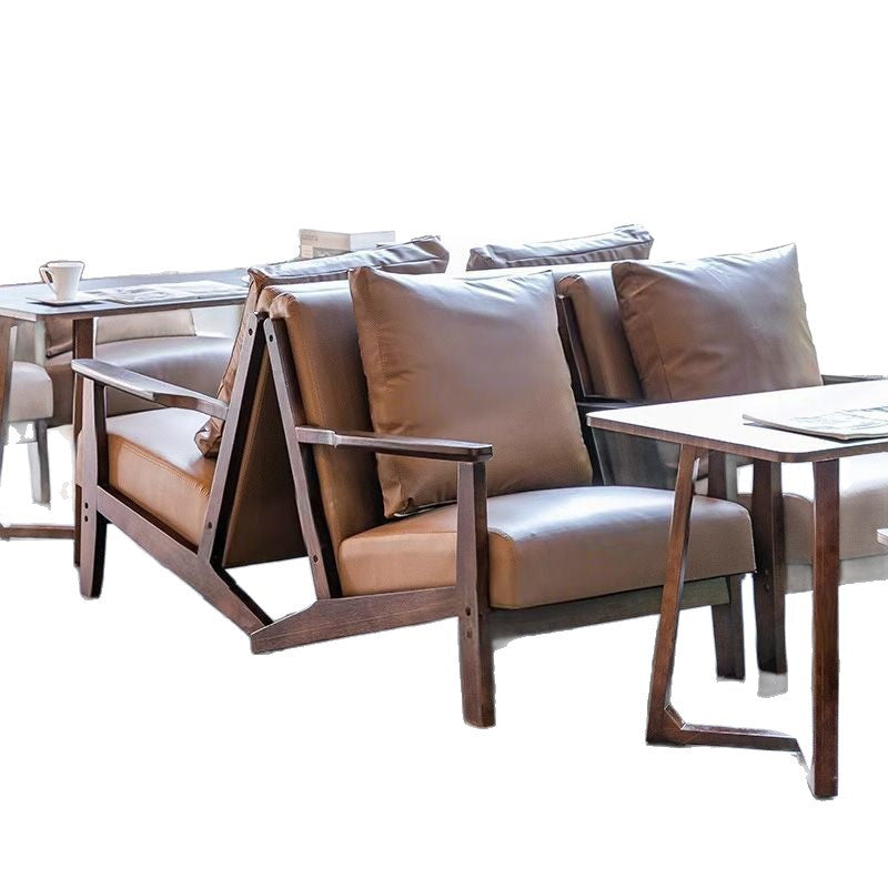 Cafe Dessert Shop Milk Tea Shop Book Bar Table and Chair Combination B & B Restaurant Card Seat Sofa Reception Negotiation Leisure Chair