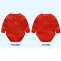 Girls' european and american style spring/autumn long-sleeve ruffle solid color romper jumpsuit outfit