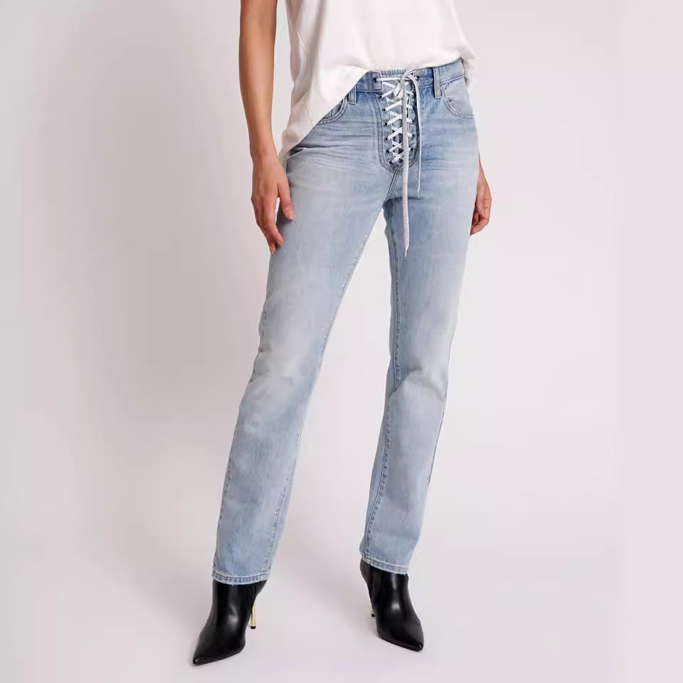 Fashionjeans women's new arrivalexporttrendy elastic skinny jeans pants high waist washed casualstylishjeans
