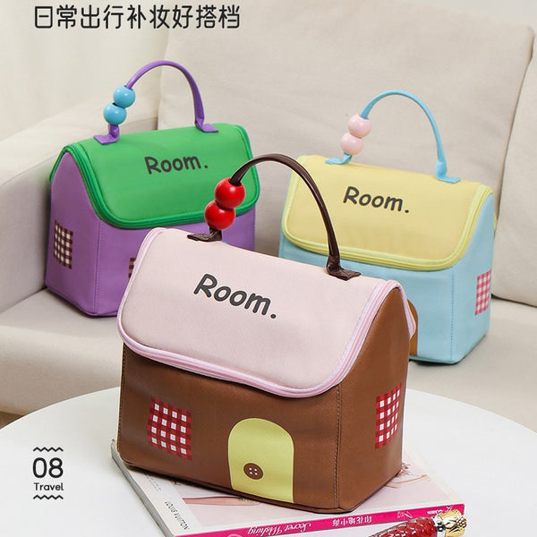 House cosmetic bag portable large capacity 2025 new toilet bag cosmetic storage bag portable waterproof cosmetic bag