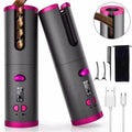 usb curling iron / cordless rechargeable curling iron - hot selling automatic hair curler for lazy days - perfect gift!