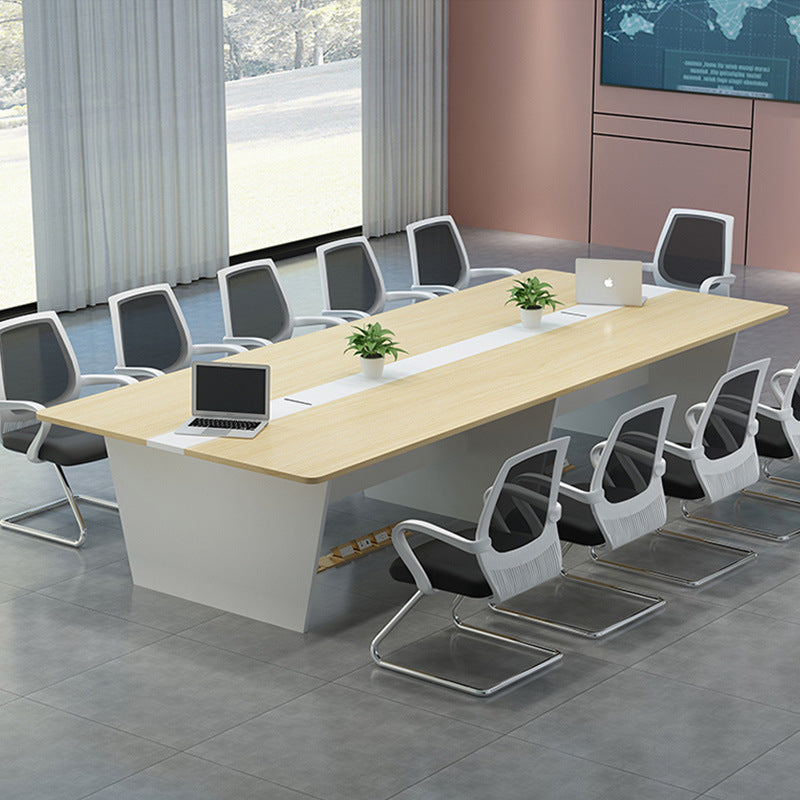 Conference room conference table long table simple modern training table strip table chair meeting large table combination