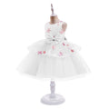 kids dress star sequin princess dress baby girl mesh piano catwalk dress baby dress