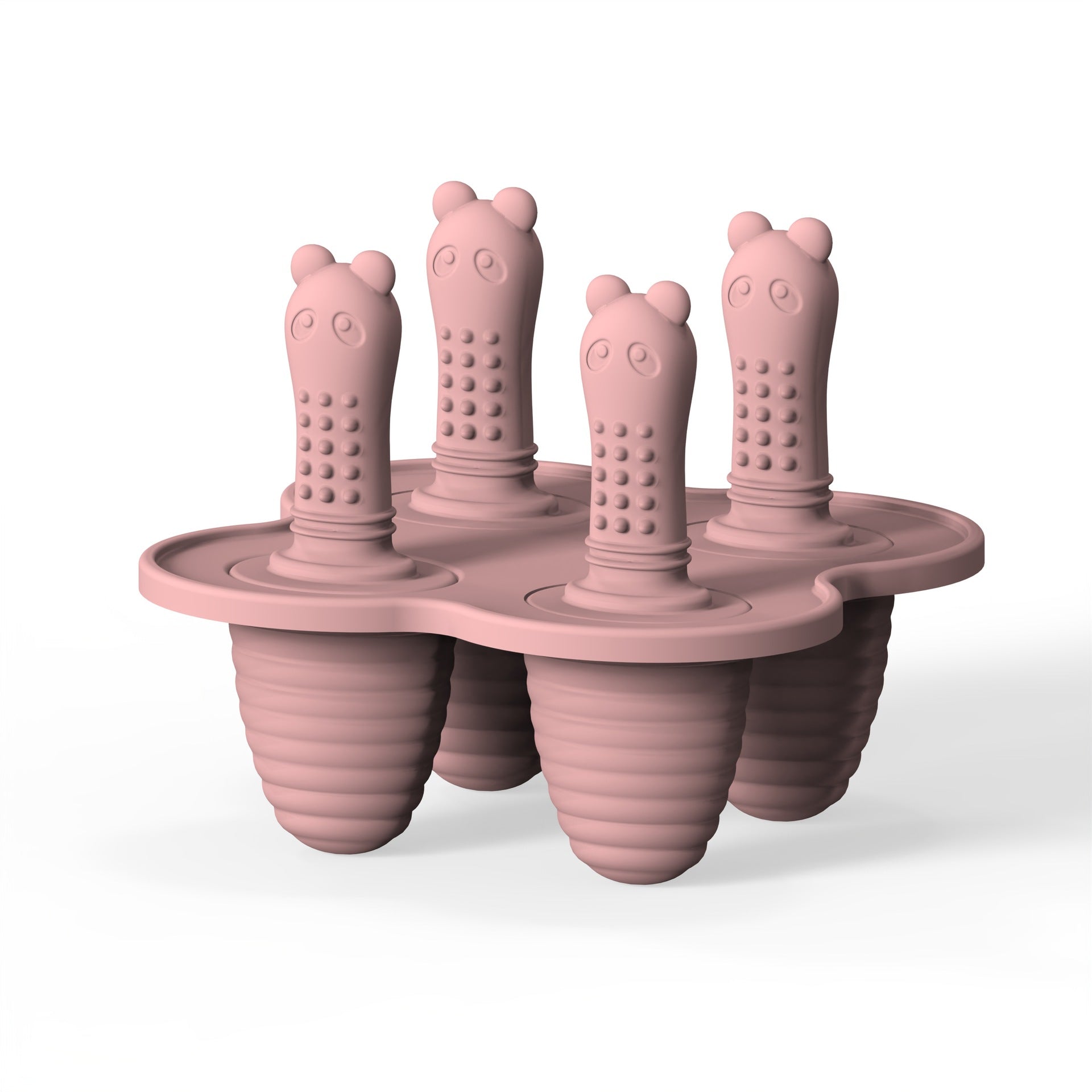 Baby feeding ice cream ice cream mold silicone baby food supplement can be chilled tooth glue complementary food bite music mold