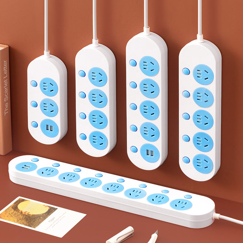 Usb converter socket plug drag plug strip plug-in board panel multi-hole multi-function vertical expansion multi-slot