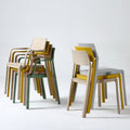 Scandinavian dining chair casual internet celebrity chair ins white chair designer eames plastic chair pp backrest