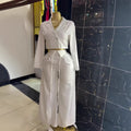 Fashion cross-border women's clothing  spring new arrivalelegantwork clothingshort suit outwearloose pantscasualsuit