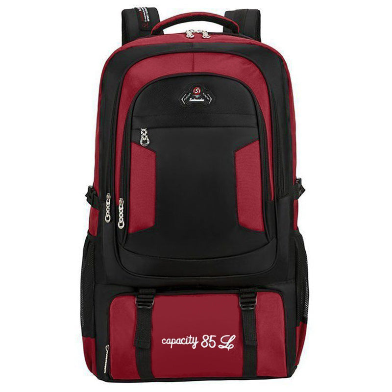 Burden reduction large-capacity backpack 85 liters travel bag men's mountaineering outdoor women's business travel backpack middle school student schoolbag